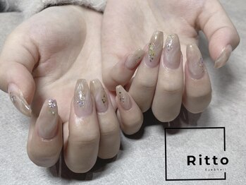 リット(Ritto)の写真/【西蒲区/Eye&Nailサロン】シンプル～華やか系まで様々なデザインをご提案!毎日見たくなる指先を叶えます★