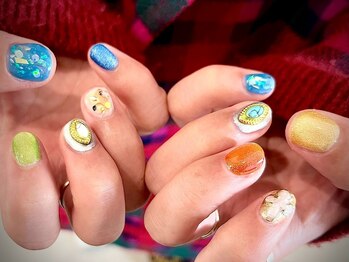 ヌル ネイル 堀江(NURU NAIL HORIE)/韓国個性派ニュアンスネイル☆