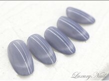 ラグジュアリーネイルズ アカバネ(Luxury Nails Akabane)/マグネットフレンチ*グラデ