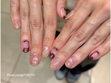 プルースラウンジ トウキョウ(Plus Lounge TOKYO)/クリアアートネイル♪[原宿]