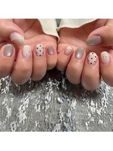 エムスタイル(Mstyle)/《ハンド》リボンドットネイル