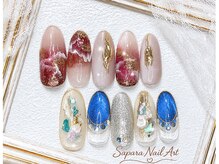 津田沼ネイルサロン サパラ(sapara)/プラチナ定額☆￥6,899　100種☆