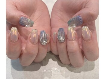 エクラン(ecrin)/6.7月限定カラーアート¥7500