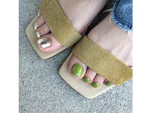 フォレストネイル(forest nail)の雰囲気（フットネイル◎ミラーネイル/¥7000）