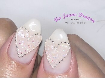 アン ジョーヌドラゴ/【自爪ネイル】ハートネイル