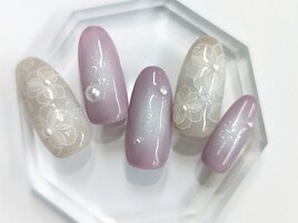 冬☆フラワーネイル