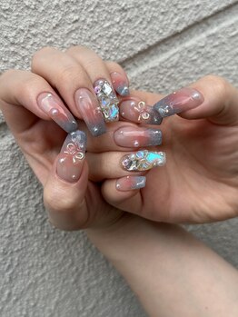 ネイルサイン ラフラフ(NAIL SIGN ROUGH LOUGH)/夕焼コントラスト