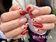 ビアンカ ネイルサロン 大宮店(Bianca)/赤いハートネイル