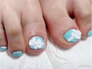 シエルズビューティー(ciel's beauty)/ティファニー風ネイル