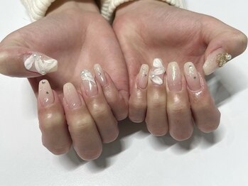 バベル 北堀江店(Babel)/リボンネイル ¥8000