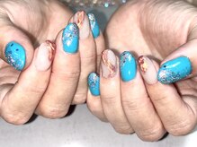 シーグラス(SeaGlass)/ワンカラー＋ヘッドフェイススパ