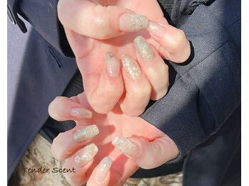 テンダーセント(Tender Scent)/上品オフィスネイル　
