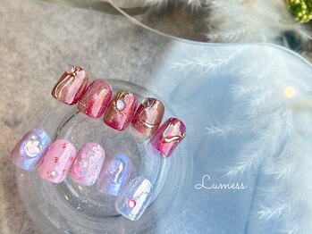 ルメス バイ オルト 津島(Lumess by alt)の写真/【カラー変更も可能◎】デザインにお悩みの方に!シンプル～ニュアンスまでデザイン豊富![津島/ネイル/個室]