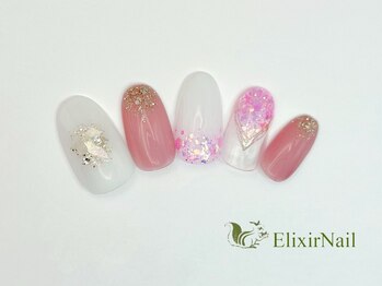 エリクサーネイル 西武新宿(Elixir Nail)/定額a  シンプル/クーポン使用