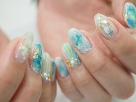 人魚の鱗★マーメイドネイル