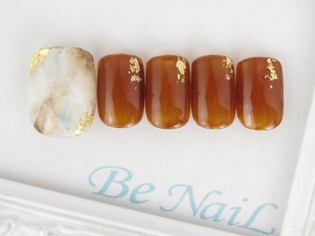 ビーネイル(Be NaiL)/大理石フットネイル