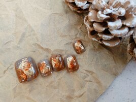 奥行きニュアンスネイル