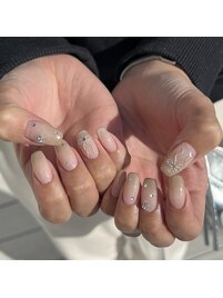 マグネットフレンチ×リボン