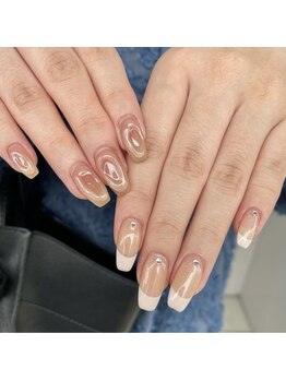 ロミー(Rommy)/シンプルピンクネイル