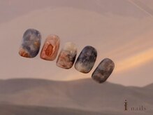アイネイルズ 吉祥寺店(I nails)/夕焼けインク奥行き空ネイル