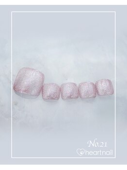はあとねいる 銀座新富町店/フットネイルNo.21