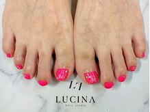 ネイルスタジオ ルキナ(LUCINA)/T-116 ワンホンフットネイル