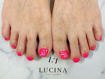 ネイルスタジオ ルキナ(LUCINA)/T-116 ワンホンフットネイル