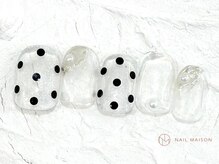 ネイルメゾン 池袋店(NAIL MAISON)/クリアドット¥4800