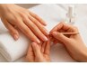 《学割U24》【ハンドケア】甘皮ケア＋整爪＋艶出し　￥2500