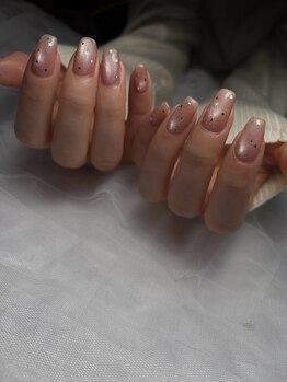 エミュ(e3mu)/マグネットネイル　春ネイル