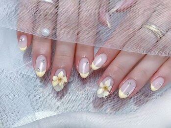 ウィルネイル 二子新地店(Wilu nail)/夏気分高まるプリメリアネイル