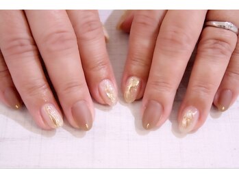 ラルネイル 大宮(Lull. nail)/＊上品ニュアンス＊グレージュ＊