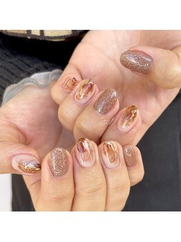 ネイルエース(Nail Ace)/ブラウン系ニュアンス