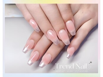 トレンドネイルスタジオ(Trend Nail Studio)/流行りのミラーフレンチ