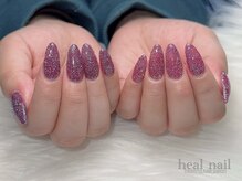 ヒールネイル(heal nail)/スカルプ アシメ フラッシュラメ
