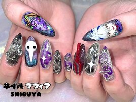 キャラクターネイル/推しネイル