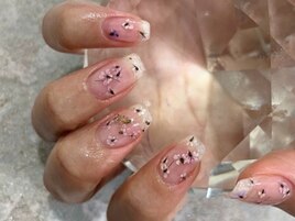 押し花ネイル