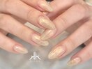 5月monthly/ミラーネイル(みな)