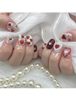 カメリア(Camelia)/バレンタインネイル