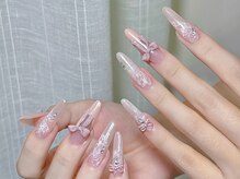 ラッキー(Lucky)/レースデザインネイル