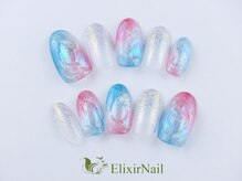 エリクサーネイル 新橋(Elixir Nail)/定額a シンプル/クーポン使用