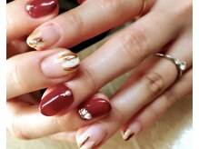 アイラッシュネイルサロン セシルビー(SECILB)/ボルドーネイル 75分コース