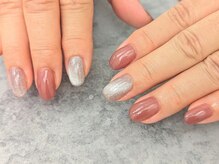 エムスラッシュ ネイル センター北店(M.SLASH)/ワンカラー＆マグネットネイル