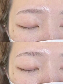 ディティカ リフィ(Dityca rify)の写真/自己ケアで悩みの多い【アイブロウ】はプロの手にお任せ!国産ベルハニーの最高級ワックス使用♪メンズも可