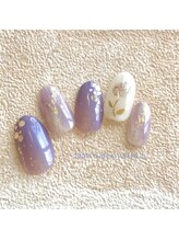 ネイルサロン クイル(QUILL)/９月むらさき（１）