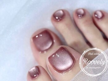 ルブリー 代官山店(Roovely)の写真/足元までお洒落に♪【マグネット×オーロラのうるマグ★フットネイル】初回オフ無料☆