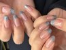 【hand】グラデーションネイル　¥6200