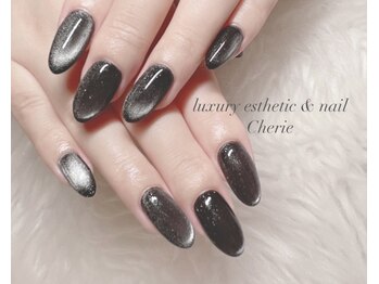 シェリエ(Cherie)/ビー玉ネイル/black