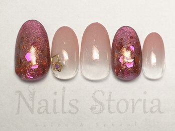 ネイルズ ストーリア(Nails Storia Salon&School)/シンプルデザイン