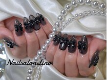 リノ(Lino)/シアー黒ネイル